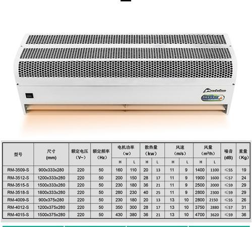 冷热风幕机故障及维修方法（探究冷热风幕机常见故障）  第1张