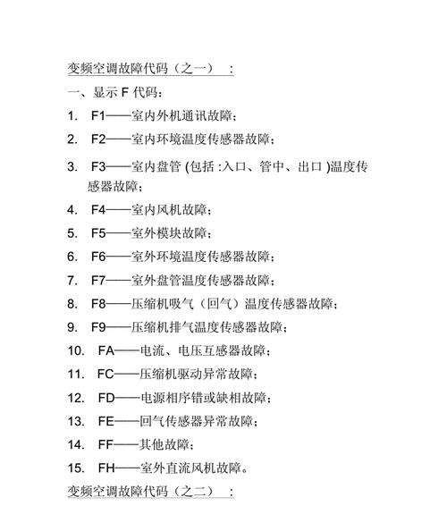 三洋空调常见故障代码及解决方法（了解三洋空调故障代码）  第1张