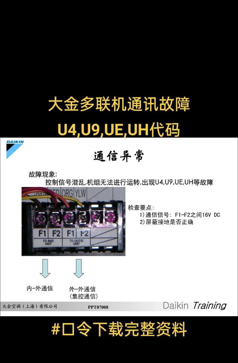 探索大金空调故障代码L1的原因及解决方法（揭示大金空调故障代码L1的常见原因和可行解决方案）  第1张